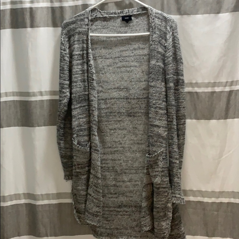 Black and white cardigan